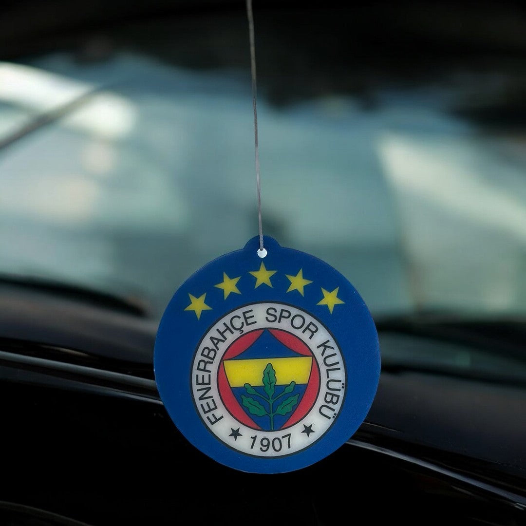 Fenerbahçe Resmi Lisanslı 5 Yıldız Arma Oto Kokusu - Okyanus Esintisi Araç Parfümü