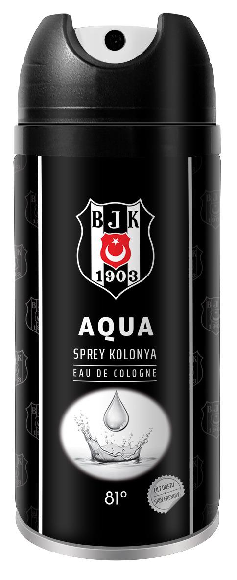 Beşiktaş JK Resmi Lisanslı 150 ml Canlandırıcı Aqua Kolonya - Gün Boyu Ferahlık