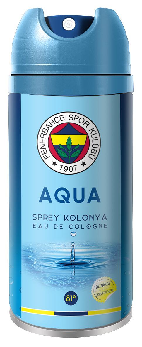 Fenerbahçe SK Resmi Lisanslı 150 ml Deniz Esintisi Aqua Sprey Kolonya