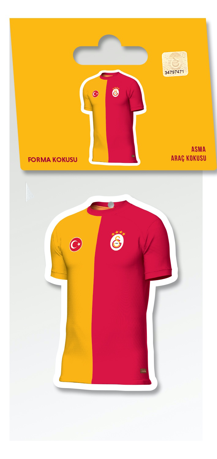 Galatasaray SK Resmi Lisanslı Asma Araç Kokusu - Forma Kokusu